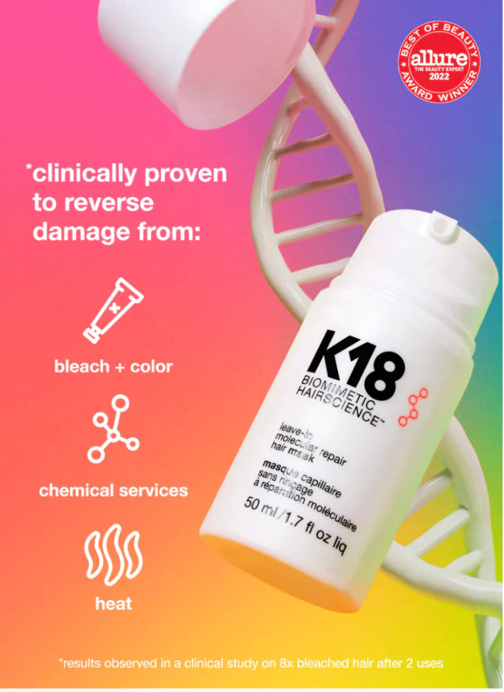 
                
                    Load image into Gallery viewer, K18 Leave-in molecular repair hair mask 15ml LIMITED EDITION
                
            